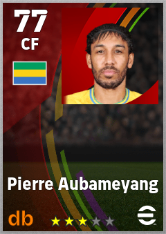 Pierre Aubameyang eFootball player card