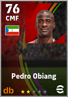 Pedro Obiang — CMF, OVR 76, MAX 76