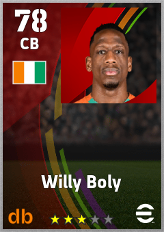 Willy Boly — CB, OVR 78, MAX 78