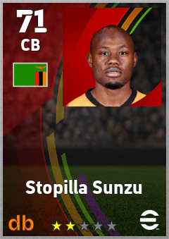 Stopilla Sunzu eFootball player card
