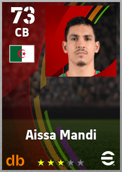 Aissa Mandi eFootball player card