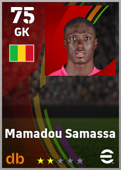 Mamadou Samassa — GK, OVR 75, MAX 75