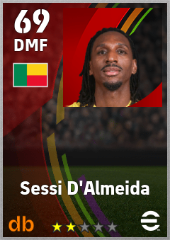 Sessi D'Almeida — DMF, OVR 69, MAX 69