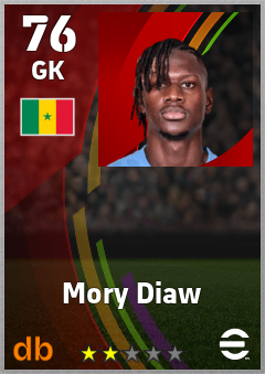 Mory Diaw — GK, OVR 76, MAX 76