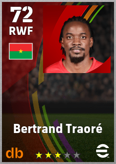 Bertrand Traoré eFootball player card