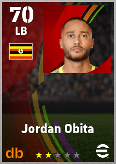 Jordan Obita — LB, OVR 70, MAX 70