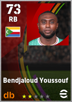Bendjaloud Youssouf — RB, OVR 73, MAX 73