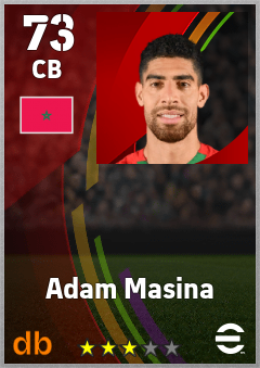 Adam Masina eFootball player card