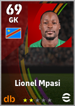 Lionel Mpasi eFootball player card