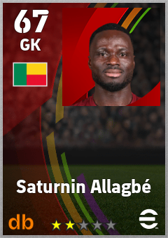 Saturnin Allagbé eFootball player card