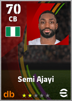 Semi Ajayi eFootball player card