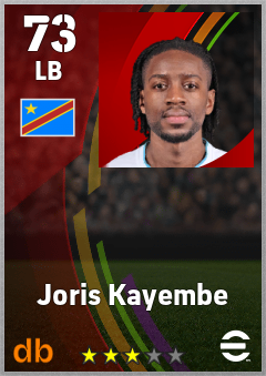 Joris Kayembe eFootball player card
