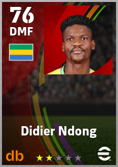Didier Ndong — DMF, OVR 76, MAX 76