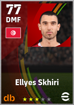 Ellyes Skhiri eFootball player card