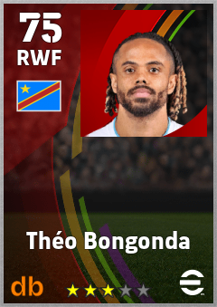 Théo Bongonda eFootball player card