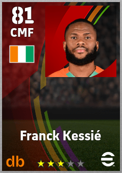 Franck Kessié — CMF, OVR 81, MAX 81