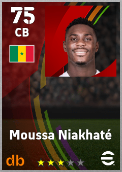 Moussa Niakhaté eFootball player card