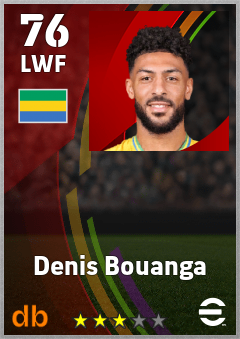Denis Bouanga eFootball player card