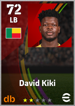 David Kiki — LB, OVR 72, MAX 72