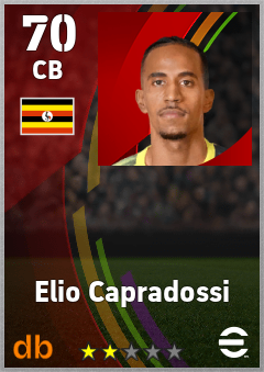 Elio Capradossi — CB, OVR 70, MAX 70