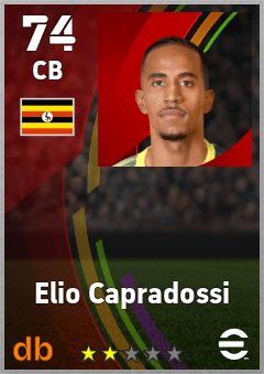 Elio Capradossi — CB, OVR 74, MAX 74