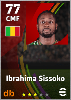 Ibrahima Sissoko — CMF, OVR 77, MAX 77