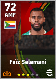 Faïz Selemani eFootball player card
