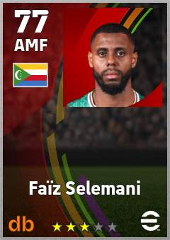 Faïz Selemani — AMF, OVR 77, MAX 77