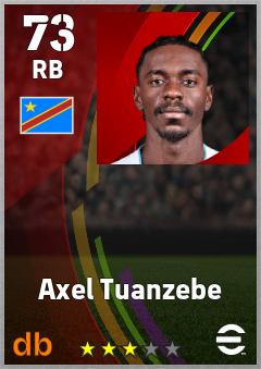 Axel Tuanzebe eFootball player card