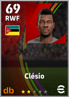 Clésio eFootball player card