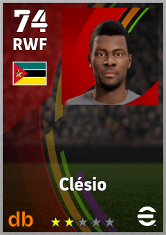Clésio — RWF, OVR 74, MAX 74