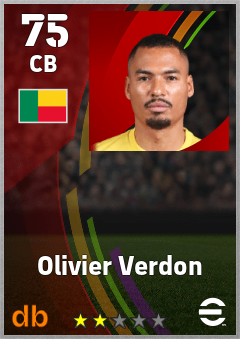 Olivier Verdon — CB, OVR 75, MAX 75