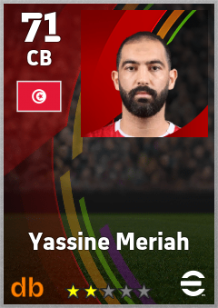 Yassine Meriah eFootball player card