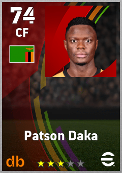 Patson Daka eFootball player card