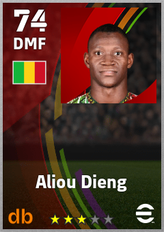 Aliou Dieng eFootball player card