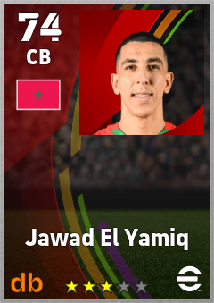 Jawad El Yamiq eFootball player card