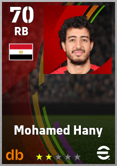 Mohamed Hany eFootball player card