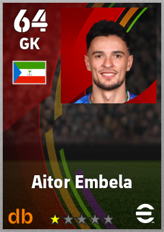 Aitor Embela — GK, OVR 64, MAX 64