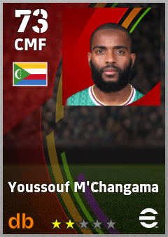 Youssouf M'Changama — CMF, OVR 73, MAX 73