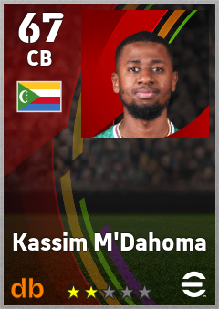 Kassim M'Dahoma eFootball player card