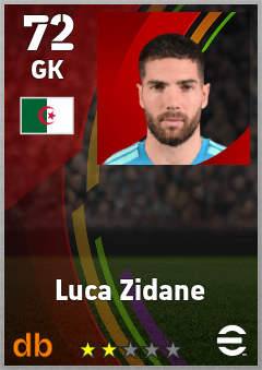 Luca Zidane eFootball player card