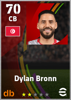 Dylan Bronn eFootball player card