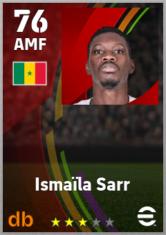 Ismaïla Sarr eFootball player card