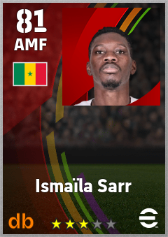 Ismaïla Sarr — AMF, OVR 81, MAX 81