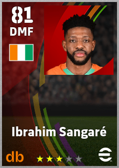 Ibrahim Sangaré — DMF, OVR 81, MAX 81