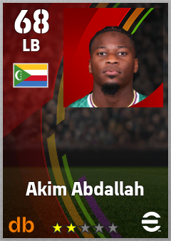 Akim Abdallah eFootball player card