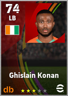 Ghislain Konan eFootball player card