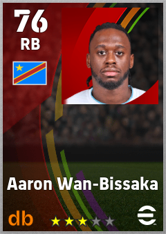 Aaron Wan-Bissaka eFootball player card
