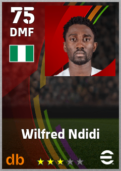 Wilfred Ndidi eFootball player card