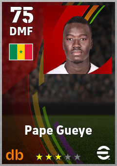 Pape Gueye eFootball player card